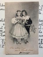 1905 Mes meilleurs Voeux pour la Nouvelle Année, Verzamelen, Ophalen of Verzenden, Voor 1920, Gelopen, Feest(dag)