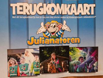 Terugkomkaartje JULIANATOREN beschikbaar voor biedingen