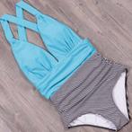Blauwe zwart wit gestreept badpak monokini vrouwen dames, Kleding | Dames, Badmode en Zwemkleding, Verzenden, Nieuw, Overige kleuren