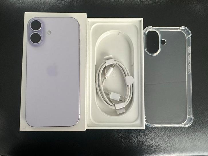iPhone 17 Lavender 256gb + 1 jaar garantie - oplaadkabel, Telecommunicatie, Mobiele telefoons | Apple iPhone, Zo goed als nieuw