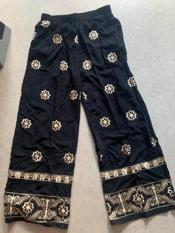 Kerst? Lange broek goud zwart beschikbaar voor biedingen
