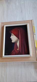 Oud schilderij van de heilige Fabiola in mooie staat, Antiek en Kunst, Ophalen