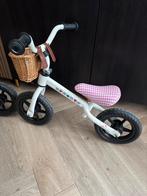 Twee loopfietsjes tweeling + mandjes, Ophalen, Zo goed als nieuw, Loopfiets