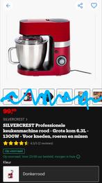 Nieuw in doos! Silvercrest professionele keukenmachine, Witgoed en Apparatuur, Keukenmixers, 4 liter of meer, Ophalen of Verzenden
