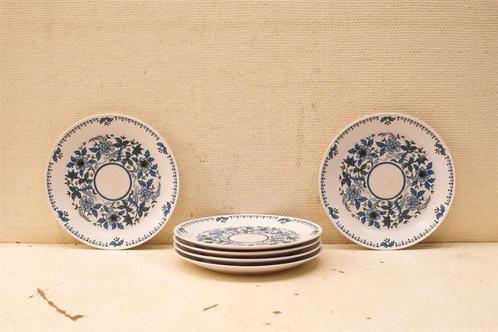 6 delig Blue Moon porseleinen borden 44979, Huis en Inrichting, Keuken | Servies, Gebruikt, Bord(en), Overige stijlen, Porselein