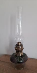 Antieke olielamp Brevetes L&B 41 cm hoog, Ophalen of Verzenden