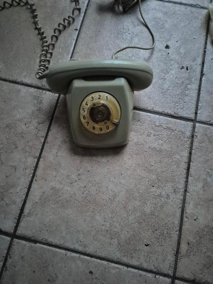 oude retro jaren 80 Telefoon draaischijf PTT T65, Telecommunicatie, Vaste telefoons | Niet Draadloos, Met draaischijf, Ophalen of Verzenden