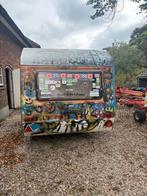Festival Caravan - Unieke Eyecatcher!, Caravans en Kamperen, Overige merken, Standaardzit, 50 kg of minder, Uitbouw voortent