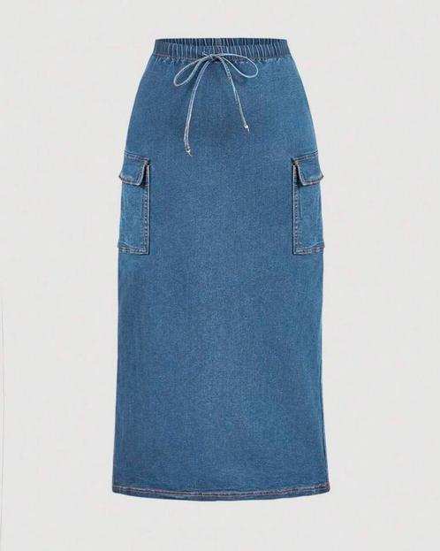 Spijkerrok Else Blauw (44 tm 52) ** NIEUW **, Kleding | Dames, Grote Maten, Nieuw, Rok, Blauw, Verzenden