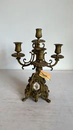 Oude kandelaar, Antiek en Kunst, Antiek | Kandelaars, Ophalen of Verzenden, Koper of Brons
