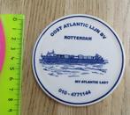 Klein bordje Oost Atlantic lijn bv Rotterdam  zee kustvaart, Ophalen of Verzenden