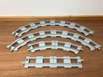 Duplo rails licht grijs (rondje), Ophalen of Verzenden, Zo goed als nieuw, Complete set, Duplo