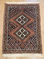 Vintage handgeknoopt perzisch tapijt afshar 116x79, Info@SlatsAntiek.nl, 100 tot 150 cm, Perzisch, Rechthoekig