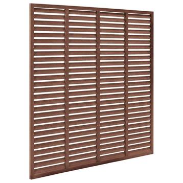 AANBIEDING | Schutting tuinscherm louvre 180 x 180 cm HKC GR beschikbaar voor biedingen
