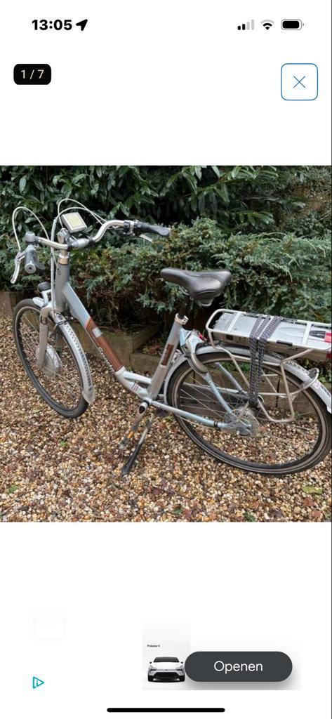 Sparta E-bike - Accu moet nagekeken, Fietsen en Brommers, Elektrische fietsen, Gebruikt, Sparta, 47 tot 51 cm, Minder dan 30 km per accu