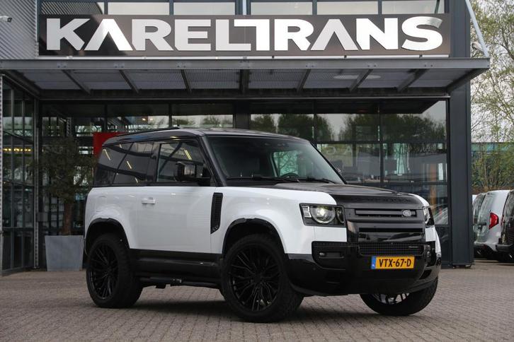 Land Rover Defender 90 3.0 D250 | HSE | Grijs kenteken | Pan, Auto's, Land Rover, Bedrijf, Te koop, 360° camera, 4x4, ABS, Achteruitrijcamera