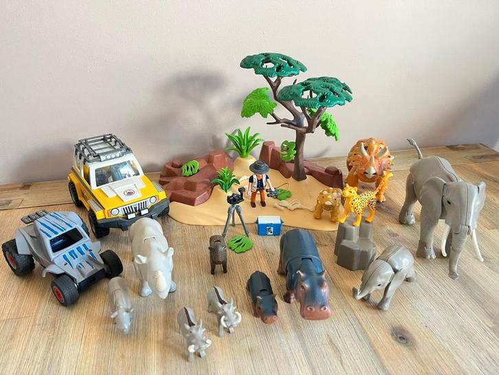 Playmobil Safari Set Compleet, Kinderen en Baby's, Speelgoed | Playmobil, Zo goed als nieuw, Complete set, Ophalen