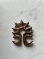 Oude Bronzen Mamuli Pendant Sumba Eiland Indonesie, Antiek en Kunst, Ophalen of Verzenden