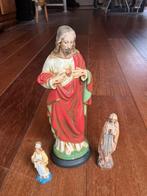 Drie religieuze beeldjes, Antiek en Kunst, Ophalen