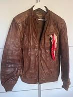 Vliegeniersjas leer + cap & bril - Maat 50, Ophalen, Gedragen, Maat 48/50 (M)
