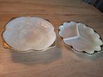 2 Anchore Hocking melkglas schalen-1950, Ophalen of Verzenden