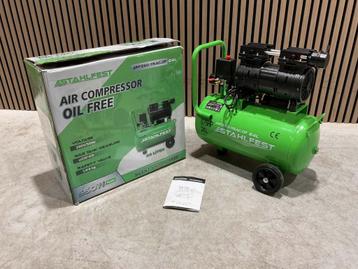 Stahlfest 24L Olievrije compressor nieuw in doos ‼️ beschikbaar voor biedingen