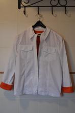 INWEAR sportief wit DAMESJASJE met oranje accenten, maat 44, Wit, Maat 42/44 (L), Ophalen of Verzenden, Jasje