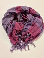 Paarse sjaal 60x160 cm 100% viscose, Ophalen of Verzenden, Zo goed als nieuw, Sjaal