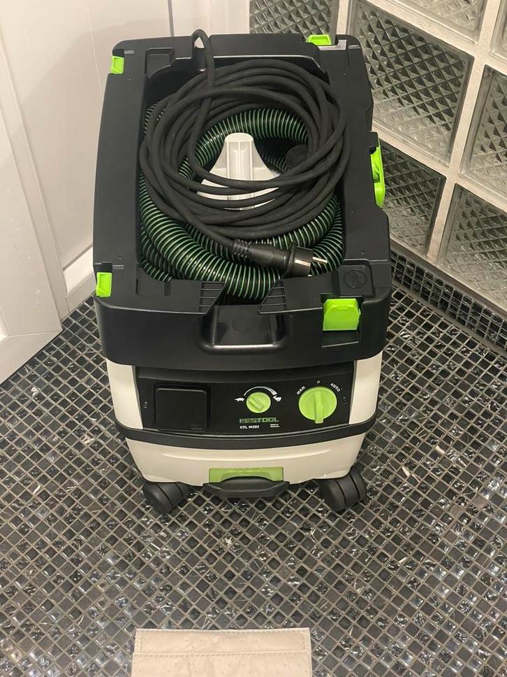 Festool CTL MIDI  Stofzuiger - 1200W - 15L., Doe-het-zelf en Verbouw, Reinigingsmachines, Zo goed als nieuw, Ophalen of Verzenden