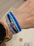Evil Eye Armbanden Set - 16cm, Blauw, Nieuw, Ophalen of Verzenden, Elastiek