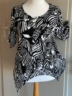Peet: zwart wit Luna Serena tuniek tot maat 46/48, Ophalen of Verzenden, Zo goed als nieuw, Luna Serena, Blouse of Tuniek