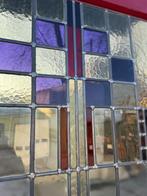 Set openslaande glas in lood deuren 207x56cm., Ophalen