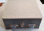 Vintage platenkoffer voor singles, Ophalen of Verzenden, Gebruikt, 7 inch, Single