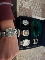 Horloges te ruil: Tissot, Rado, Titus - Swiss Made, Overige merken, Staal, Polshorloge, Ophalen of Verzenden