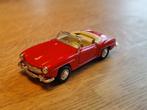 Welly Mercedes 190 SL ROOD, Hobby en Vrije tijd, Modelauto's | Overige schalen, Ophalen of Verzenden, Zo goed als nieuw