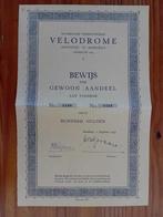 Aandeel Velodrome - Soerabaja - 1937, Postzegels en Munten, Aandelen en Waardepapieren, Ophalen of Verzenden, 1920 tot 1950, Aandeel