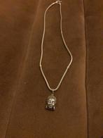 Buddha to buddha ketting, Ophalen of Verzenden, Zo goed als nieuw, Zilver, Zilver