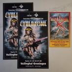 Hardcore Gabber Flyers Cyberzone Thunder feelings Massive, Ophalen of Verzenden, Zo goed als nieuw, Foto of Kaart