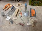 Metselaars gereedschap troffel / schuurboard / voegspijker, Doe-het-zelf en Verbouw, Gereedschap | Handgereedschap, Verzenden