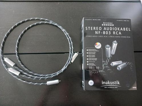 Inakustik NF 803 RCA High End Interlinks 1meter, Audio, Tv en Foto, Audiokabels en Televisiekabels, Zo goed als nieuw, Interlink-kabel