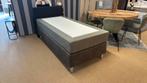 Boxspring 90x200 Groen stof Direct/Leverbaar/EnschedeE-7078
