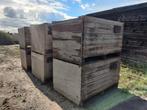 Houten (planten)bakken - graankisten - kuubskisten, Ophalen, 100 cm of meer, Zo goed als nieuw, 60 cm of meer