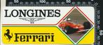 Sticker: Longines - Ferrari, Verzamelen, Auto of Motor, Ophalen of Verzenden