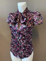 Retro 80's blouse van Ekseption Shoeby maat XS, Douwenmaat 8-3 Meppel, Info@again.nu, Paars, Ophalen of Verzenden