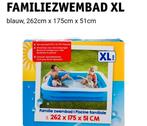 XL zwembad.  Een keer gebruikt., Minder dan 80 cm, Opblaaszwembad, Ophalen of Verzenden, 200 tot 400 cm