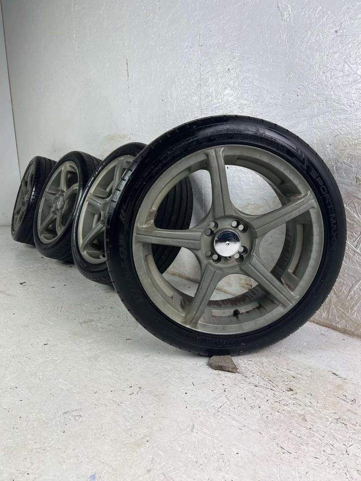 Volkswagen Audi Toyota velgen 4x100 4x108 zomerset 17”, Auto-onderdelen, Banden en Velgen, Banden en Velgen, Zomerbanden, 17 inch