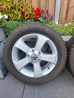 5x112 Orginele VW velgen 205 55 16 Dunlop winterbanden, Ophalen, Gebruikt, 16 inch, Banden en Velgen