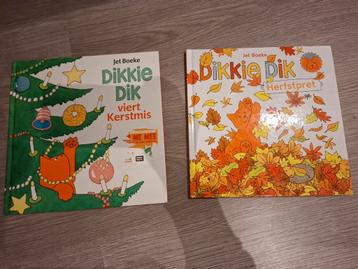 Dikkie Dik viert Kerstmis en Dikkie Dik herfstpret beschikbaar voor biedingen