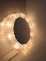 Vintage spiegel met verlichting. Hillebrand, uittrekbaar, Huis en Inrichting, Woonaccessoires | Spiegels, Ophalen, Zo goed als nieuw