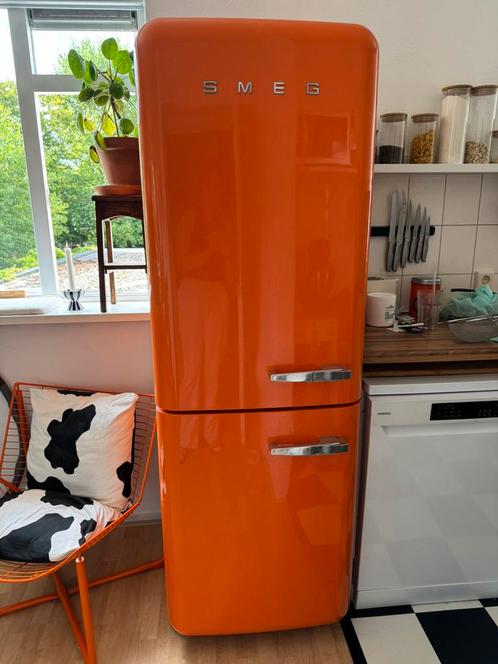 SMEG koelkast, Witgoed en Apparatuur, Koelkasten en IJskasten, Gebruikt, Met vriesvak, 200 liter of meer, 160 cm of meer, 60 cm of meer